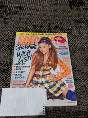 Seventeen Magazine September 2014 Issue with Ariana Grande